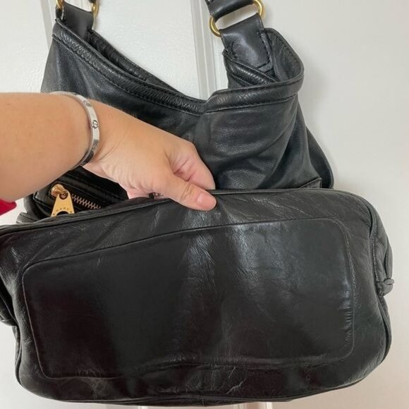 MARC BY MARC JACOBS Black Totally Turnlock Faridah Hobo Shoulder Bag - Picture 11 of 16